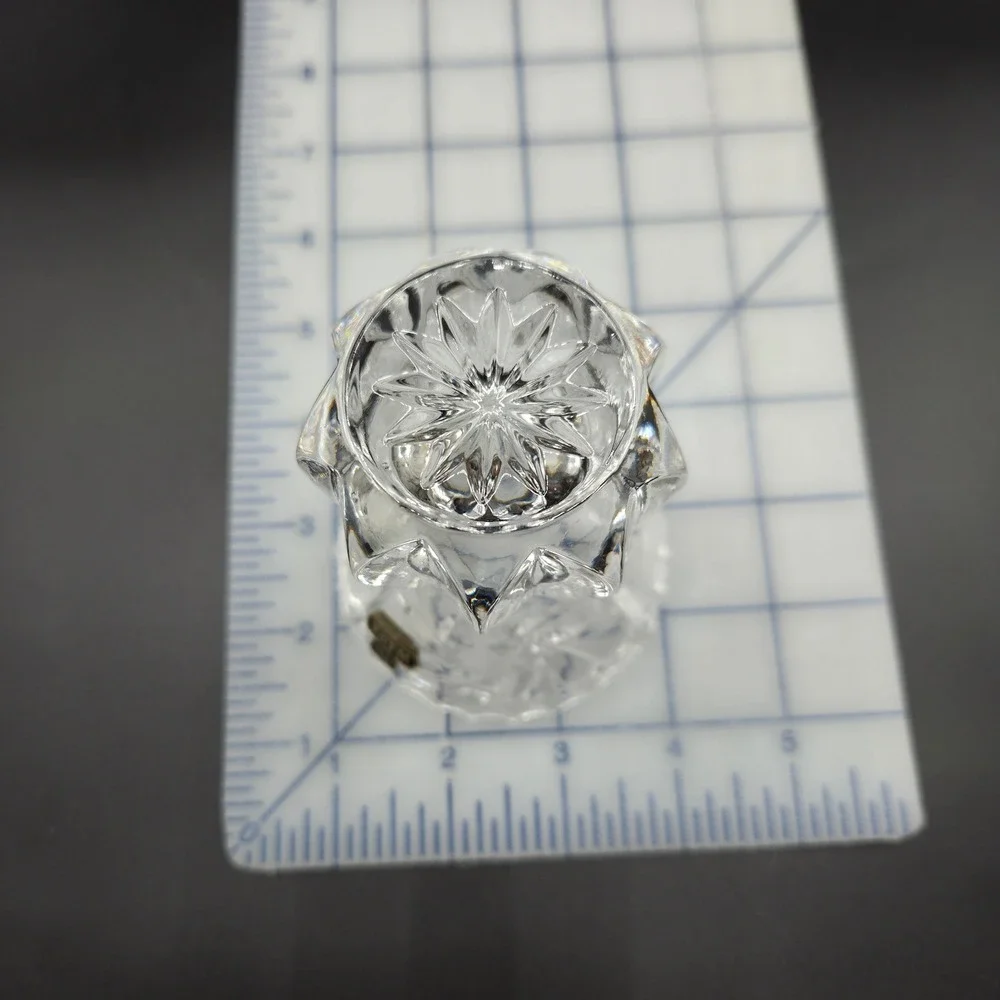 Vintage WARA Crystal 4in Clear Hand Cut‎ West Germany MCM